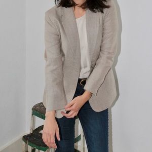 Vintage Linen Blazer